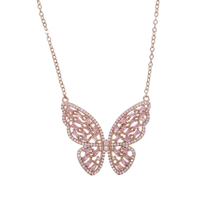 butterfly micro paved cubic zircon pendant necklaces Rose Gold Pink cz butterfly Charm brilliant chokers for women jewelry
butterfly micro paved cubic zircon pendant necklaces Rose Gold Pink cz butterfly Charm brilliant chokers for women jewelry