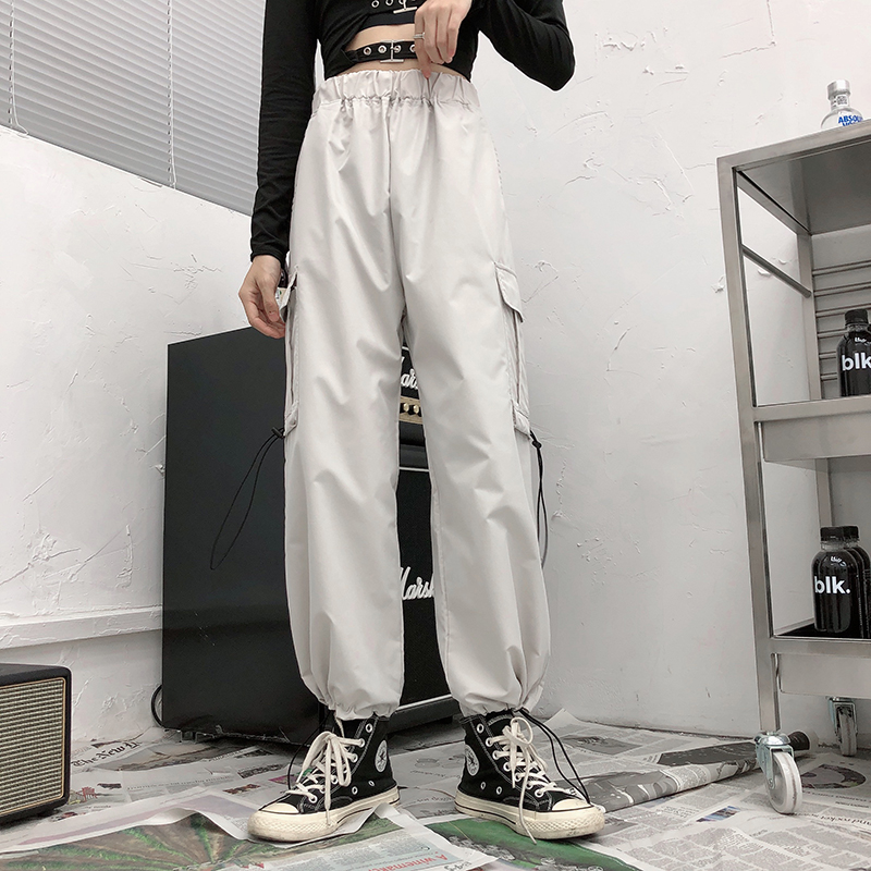 GOOHOJIO 2020 New High Waist Oversized Trousers Women Solid Color White Harajuku Pants Women Autumn Fashion Cargo Pants, Black
GOOHOJIO 2020 New High Waist Oversized Trousers Women Solid Color White Harajuku Pants Women Autumn Fashion Cargo Pants, Black