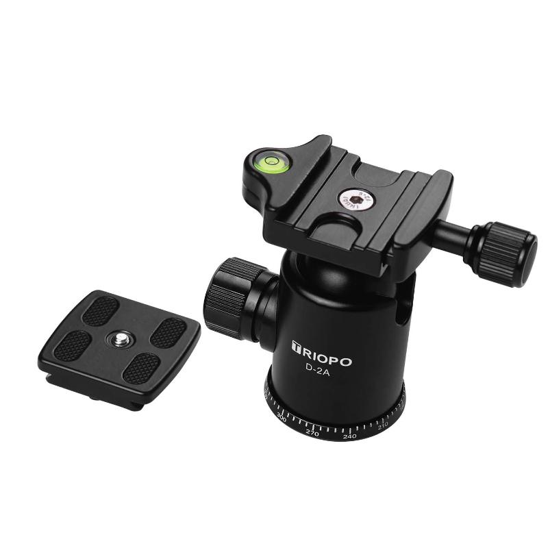 TRIOPO Professional Ball tripod ball camera Head video Aluminum Alloy Panoramic Max. Load Capacity 10kg1/4 Inch Screw Mount
TRIOPO Professional Ball tripod ball camera Head video Aluminum Alloy Panoramic Max. Load Capacity 10kg1/4 Inch Screw Mount