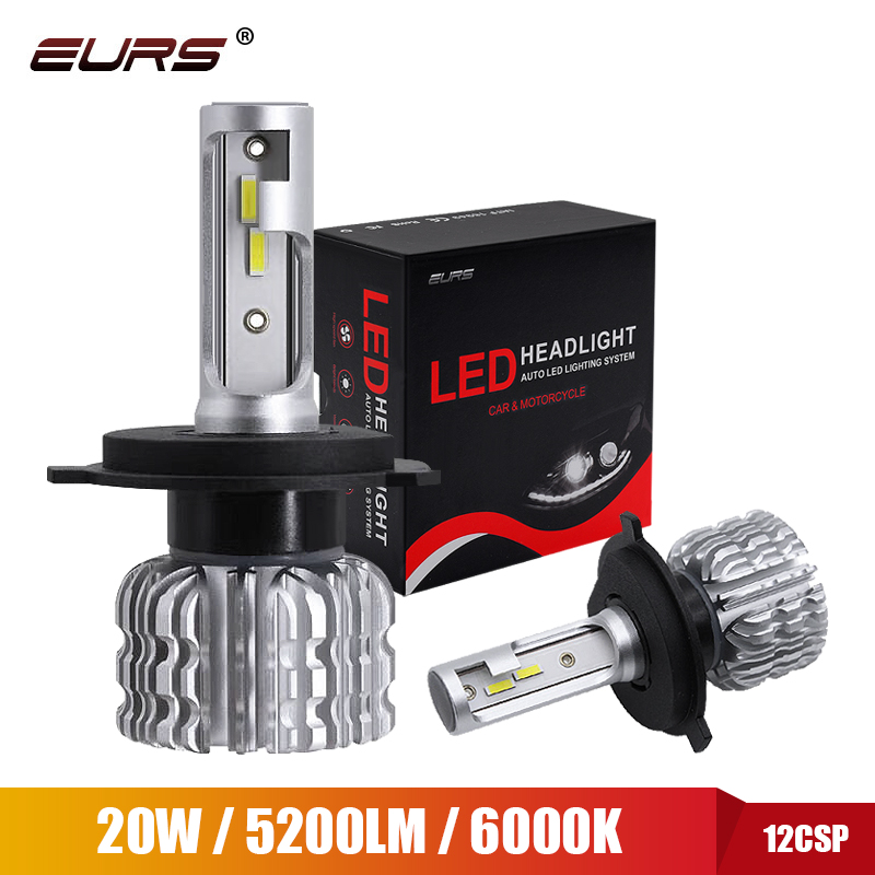 EURS H4 H7 LED Car Headlight H1 H11 H8 H9 9005 3 9006 4 9012 Car Light R1 12V 24V Accessories 6000K LED Fog Light Bulb
EURS H4 H7 LED Car Headlight H1 H11 H8 H9 9005 3 9006 4 9012 Car Light R1 12V 24V Accessories 6000K LED Fog Light Bulb