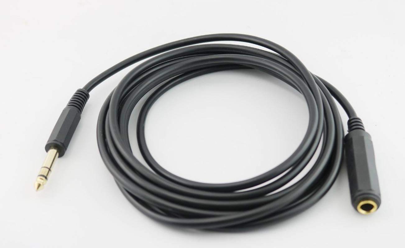 1pc 6.35mm 1/4" Stereo TRS Male Plug to Female Jack Audio Amp MIC Guitar Extension Adapter Cable Cord 3m 10FT
1pc 6.35mm 1/4" Stereo TRS Male Plug to Female Jack Audio Amp MIC Guitar Extension Adapter Cable Cord 3m 10FT
