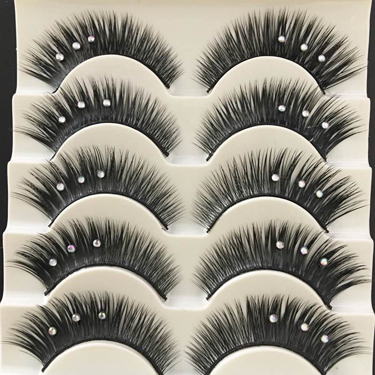 YOKPN 5 Pairs False Eyelashes DIY Handmade Shining Thick Long False Eyelashes Acrylic Shimmer Performing Makeup Tools
YOKPN 5 Pairs False Eyelashes DIY Handmade Shining Thick Long False Eyelashes Acrylic Shimmer Performing Makeup Tools