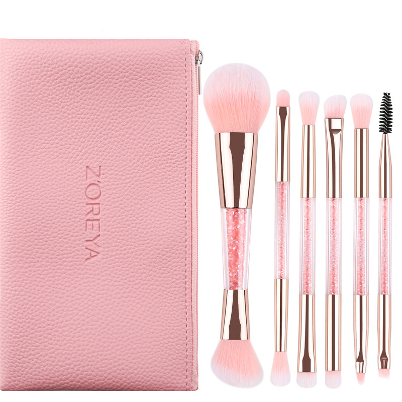 Makeup Brush Set 6 Double-headed Inner Diamond Man-made Fiber Beginner Must-have Set Brush
Makeup Brush Set 6 Double-headed Inner Diamond Man-made Fiber Beginner Must-have Set Brush