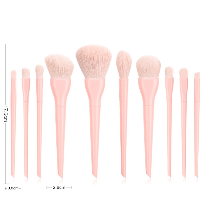 Candy Colors Makeup Brushes Set Professional Eyeshadow Eyebrow Foundation Powder Blush Blending Brushes Cosmetic Tool Juego De Brochas De Maquillaje W