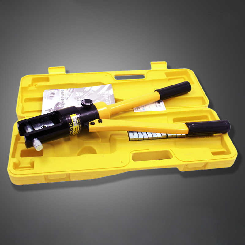 

YQK-240 Hydraulic Crimping Tools Hydraulic Compression Tool Range 16-240mm Pressure 12T Cable Lug Copper aluminum Crimper Pliers