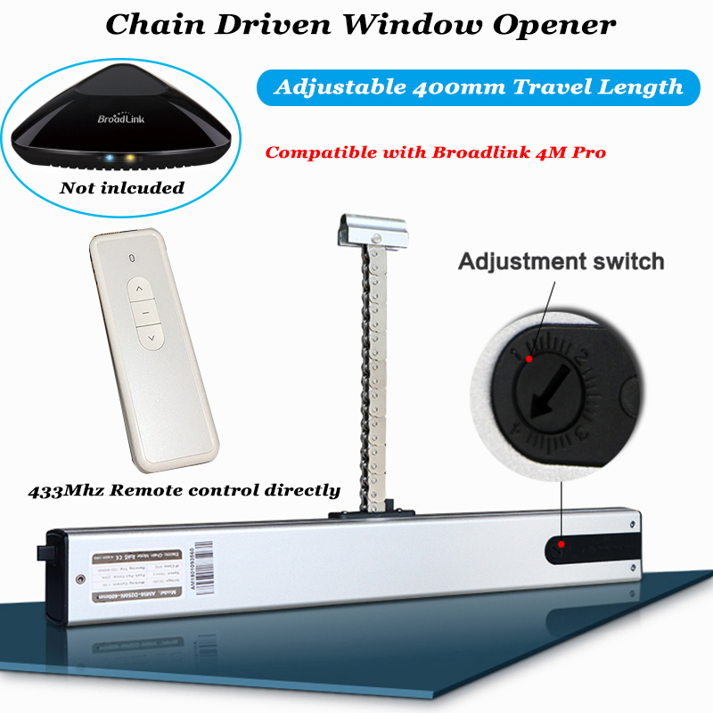 220V Adjustable Window Operner Automatic Open Close Window Skylight Actuator Greenhouse Motor Driver Broadlink Alexa IFTTT
220V Adjustable Window Operner Automatic Open Close Window Skylight Actuator Greenhouse Motor Driver Broadlink Alexa IFTTT