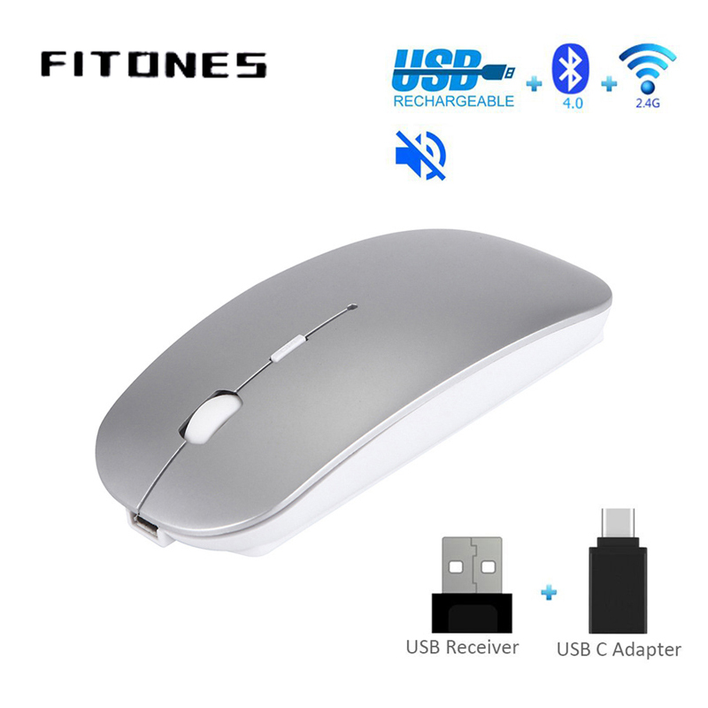Wireless Mouse Bluetooth Mouse Mute 10m Charging Ergonomic Notebook Flat Ultra Thin USB 4.0+2.4G+type-c Black
Wireless Mouse Bluetooth Mouse Mute 10m Charging Ergonomic Notebook Flat Ultra Thin USB 4.0+2.4G+type-c Black