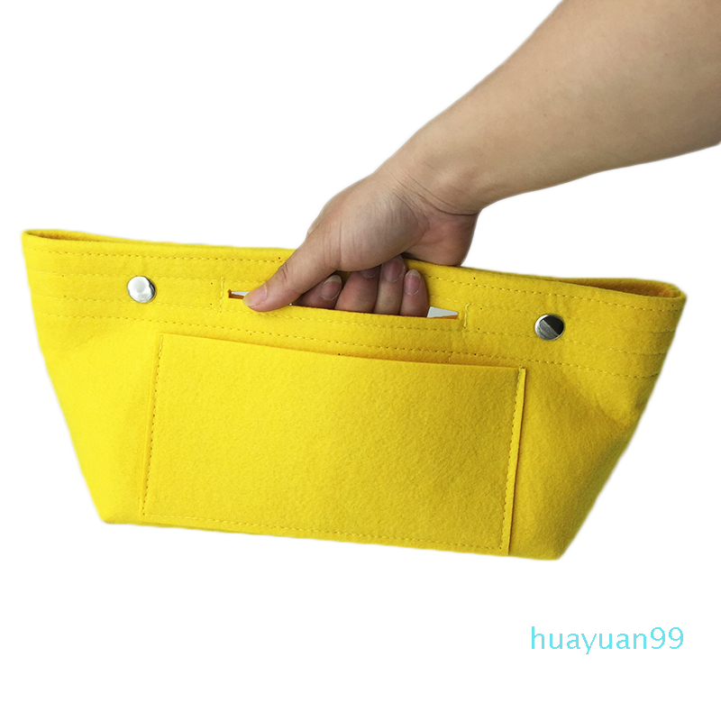 New-Cloth Inner Bags Clutch Handbag Daily Supplies Makeup Organizer Multi Pocket Shaper Luggage Bag Accessories