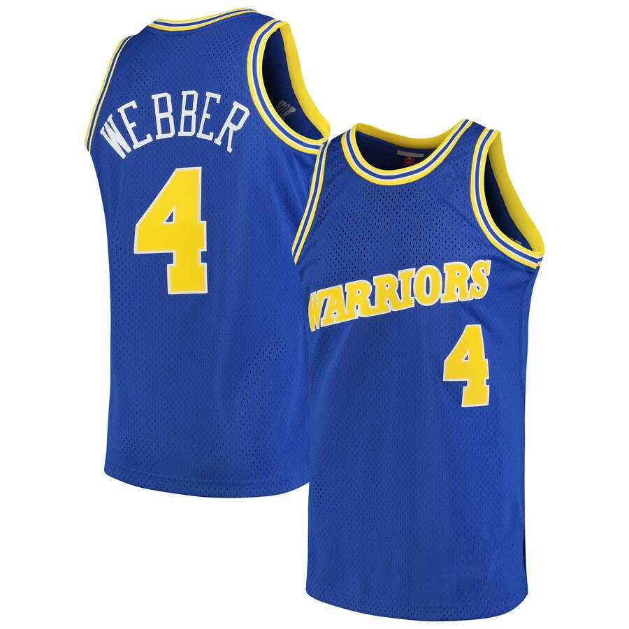 Mitchell & Ness Chris Webber Golden State Warriors MEN 1990-91 Hardwood Classics Swingman basketball Jersey, Black
Mitchell & Ness Chris Webber Golden State Warriors MEN 1990-91 Hardwood Classics Swingman basketball Jersey, Black