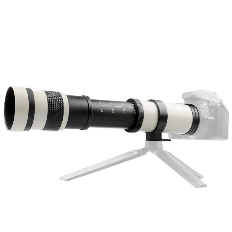 White 420-800mm Aperture F/8.3-16 Telescope Full Manual Focusing Telephoto Zoom Lens for Nikon F Olympus OM Canon EF Mount Focus
White 420-800mm Aperture F/8.3-16 Telescope Full Manual Focusing Telephoto Zoom Lens for Nikon F Olympus OM Canon EF Mount Focus