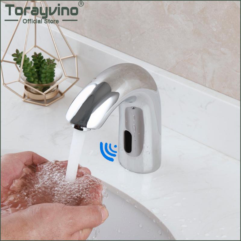 Torayvino Automatic Touch Free Sensor Bathroom Faucets Basin Sink Solid Brass Chrome Polished Faucet Deck Mounted Water Tap
Torayvino Automatic Touch Free Sensor Bathroom Faucets Basin Sink Solid Brass Chrome Polished Faucet Deck Mounted Water Tap