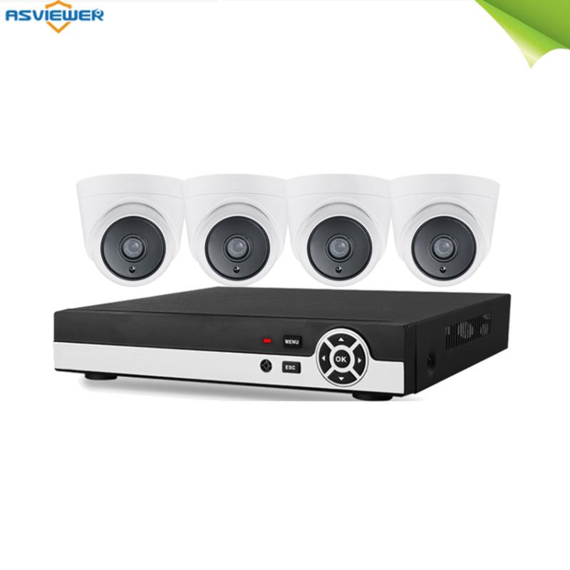 4CH H.265 5MP CCTV System DVR 4pcs 5.0MP IR Night Vision Security Dome Cameras 1080P Video Surveillance Kit
4CH H.265 5MP CCTV System DVR 4pcs 5.0MP IR Night Vision Security Dome Cameras 1080P Video Surveillance Kit