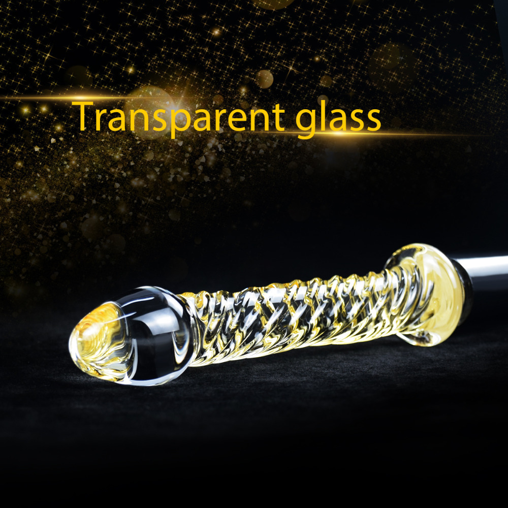 Glass Dildo Crystal Dildo For Sex Machine,Machine Gun Adapter Sex Toy 3XLR Port Glass Material Anal Beads iKenmu Sex Shop Y200422