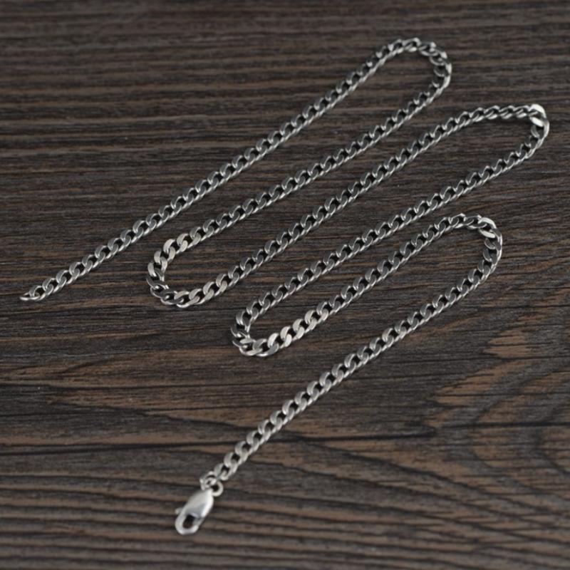 Real Silver Tank Chain Necklace S925 Sterling Silver Flat Rings Necklace Men Women Pure Saddle Chain Jewelry
Real Silver Tank Chain Necklace S925 Sterling Silver Flat Rings Necklace Men Women Pure Saddle Chain Jewelry