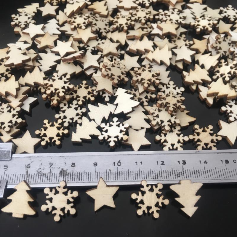 50pcs Mini Snowflake Tree Star DIY Wooden 2020 Christmas Decorations Tree Ornaments Xmas Party Decoration for Home New Year
50pcs Mini Snowflake Tree Star DIY Wooden 2020 Christmas Decorations Tree Ornaments Xmas Party Decoration for Home New Year