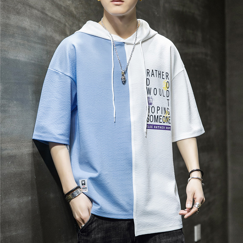 Men T shirt Tops New 2020 Summer Short Sleeves Fashion T-shirt Streetwear Hip Hop Rock Punk Men Top Tees Tshirt Clothing, Blue
Men T shirt Tops New 2020 Summer Short Sleeves Fashion T-shirt Streetwear Hip Hop Rock Punk Men Top Tees Tshirt Clothing, Blue