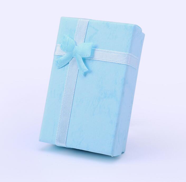 Cloud paper box 5*8 double ring ear ring jewelry box heaven and earth cover necklace packing box WY1568