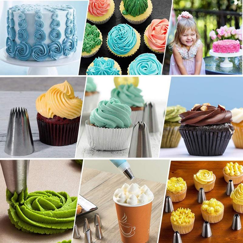 82-piece cake cream decorating mouth set pastry biscuit decoration and coloring different shapes decoration kitchen baking tools
82-piece cake cream decorating mouth set pastry biscuit decoration and coloring different shapes decoration kitchen baking tools