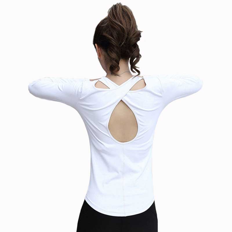 Women Fitness Tops Workout Training Exercise Gym T Shirts Sport Sweatshirt T-shirt Yoga Hoodies Running Long Sleeve Tees Y1804, Black
Women Fitness Tops Workout Training Exercise Gym T Shirts Sport Sweatshirt T-shirt Yoga Hoodies Running Long Sleeve Tees Y1804, Black