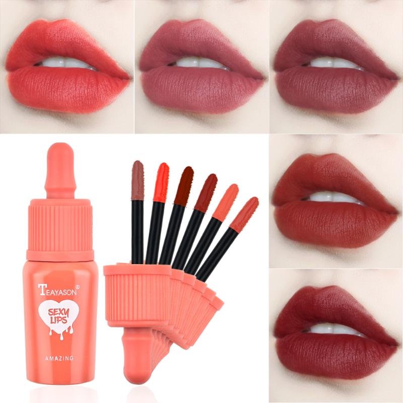 Teayason nude lip tint in milk bottle tube sexy red nude purple cream long lasting waterproof velvet matte lip gloss AM126, 05
Teayason nude lip tint in milk bottle tube sexy red nude purple cream long lasting waterproof velvet matte lip gloss AM126, 05