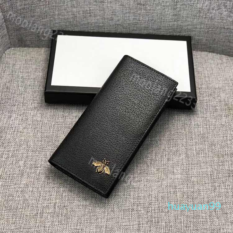 New- designer wallets famous men wallets bee Long black purse bee short purse Credit Card High quality Card Holders, Black - handbag
New- designer wallets famous men wallets bee Long black purse bee short purse Credit Card High quality Card Holders, Black - handbag