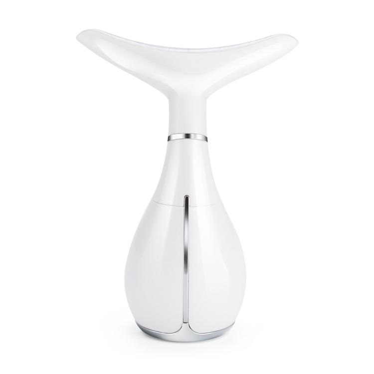 Neck Care Rechargeable Neck Instrument Beauty LED Photon Vibration Skin Tighten Anti Wrinkle Remove Neck Lifting Massager Device