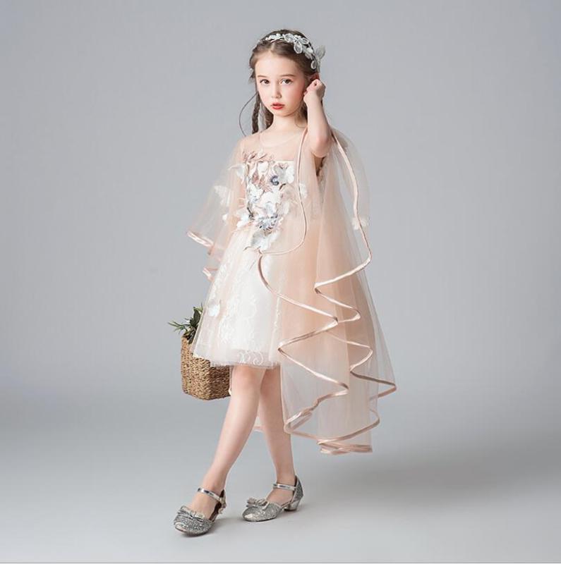 Elegant Flower Party Princess Dress Champagne Wedding Gown For Girls Costume Bridesmaid Christmas Dress First Communion Vestidos, Beige
Elegant Flower Party Princess Dress Champagne Wedding Gown For Girls Costume Bridesmaid Christmas Dress First Communion Vestidos, Beige