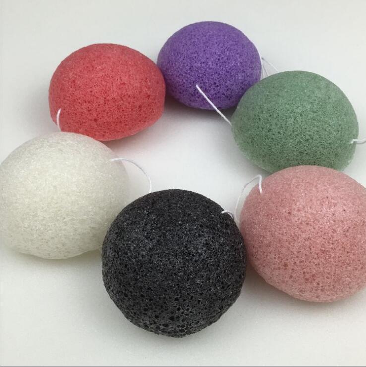 Face Exfoliator Cleansing Sponge Puff Facial Konjac Facial Puff face Cleanse Washing Sponge Cleanser DLH4599909333
