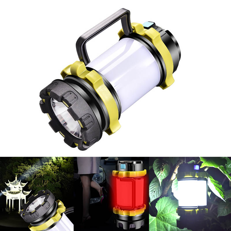 850LM LED T6 USB Light 4 Modes HandHeld Emergency Lantern Spotlight Outdoor Camping Portable Torch Powered Bank
850LM LED T6 USB Light 4 Modes HandHeld Emergency Lantern Spotlight Outdoor Camping Portable Torch Powered Bank