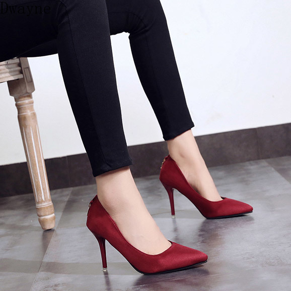 Concise Wild Female Single Shoes Korean Fashion Pointed High Heels Shallow Mouth Sexy Suede Work Shoes Concise Womens Pumps, Green 6 cm
Concise Wild Female Single Shoes Korean Fashion Pointed High Heels Shallow Mouth Sexy Suede Work Shoes Concise Womens Pumps, Green 6 cm