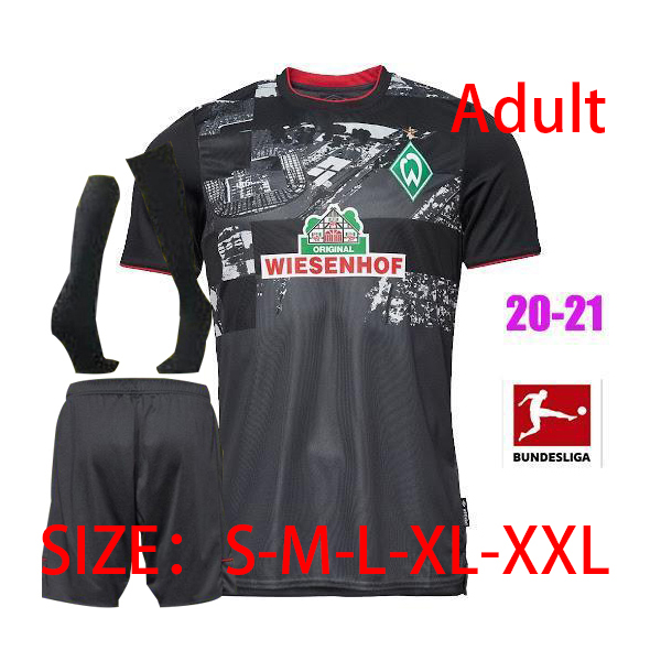 20 21 SV Werder Bremen city Soccer Jerseys HOME away FRIEDL KLAASSEN SELKE RASHICA BARTELS Werder Bremen men kids+socks Football shirts xxl, Black;yellow
20 21 SV Werder Bremen city Soccer Jerseys HOME away FRIEDL KLAASSEN SELKE RASHICA BARTELS Werder Bremen men kids+socks Football shirts xxl, Black;yellow