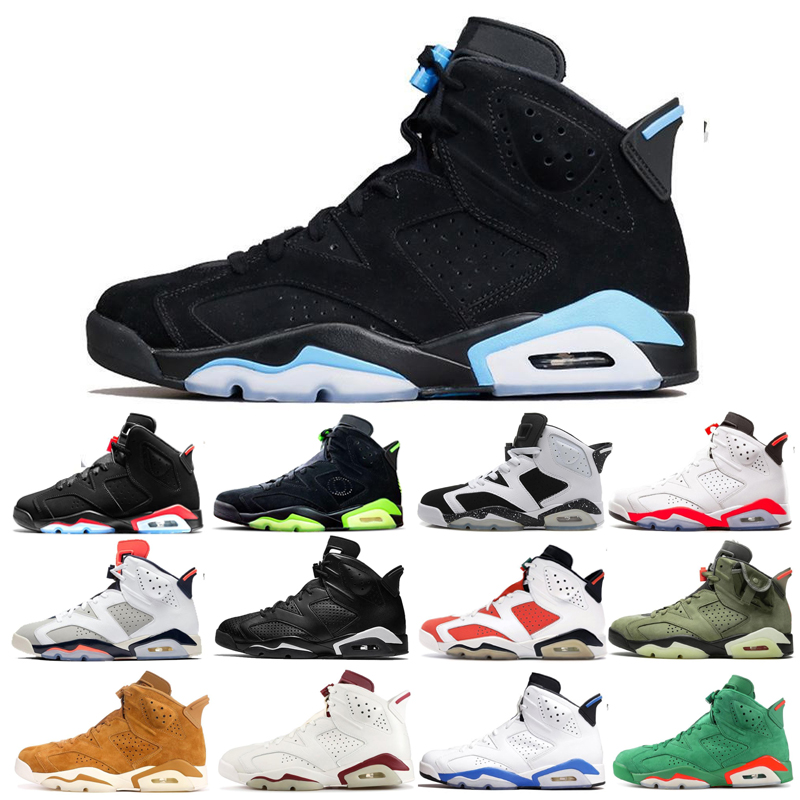 Travis Olive 6 6s Men Basketball Shoes Jumpman UNC Tinker Reflect Silver Flight Nostalgia Jumpman Black Infrared Sneaker Trainers, Color 3
Travis Olive 6 6s Men Basketball Shoes Jumpman UNC Tinker Reflect Silver Flight Nostalgia Jumpman Black Infrared Sneaker Trainers, Color 3