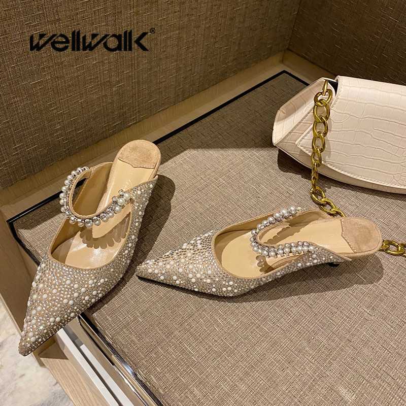 Embellished Pearl Mules Are The Ultimate Chic Dress Heel For Princess Fully Tiny Diamonds Suede Strap Slippers New, Beige
Embellished Pearl Mules Are The Ultimate Chic Dress Heel For Princess Fully Tiny Diamonds Suede Strap Slippers New, Beige
