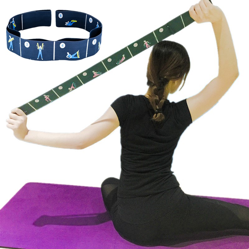 Yoga Strap Latex Elastic Stretch Belt Multi-Loop Increase Flexibility Calisthenics Resistance Training Physical Therapy Pilates, Blue
Yoga Strap Latex Elastic Stretch Belt Multi-Loop Increase Flexibility Calisthenics Resistance Training Physical Therapy Pilates, Blue