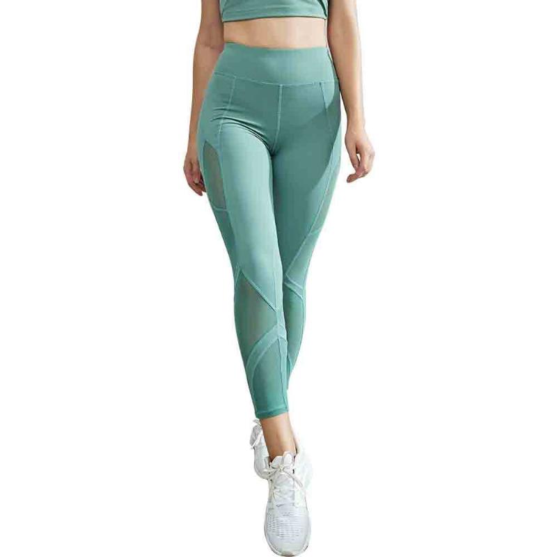 20 Spring and Summer New Mesh Stitching Quick-Drying Yoga Clothes Sports Outdoor Fitness Women' Tight Yoga Pants, Black
20 Spring and Summer New Mesh Stitching Quick-Drying Yoga Clothes Sports Outdoor Fitness Women' Tight Yoga Pants, Black