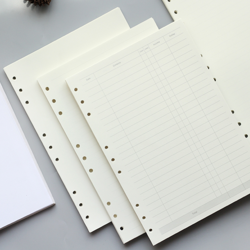 A4 B5 Leaf Notebook Refill Spiral Binder Planner Inner Page Inside Paper Dairy Weekly Monthly Plan To do Line Dot grid 45 sheets
A4 B5 Leaf Notebook Refill Spiral Binder Planner Inner Page Inside Paper Dairy Weekly Monthly Plan To do Line Dot grid 45 sheets