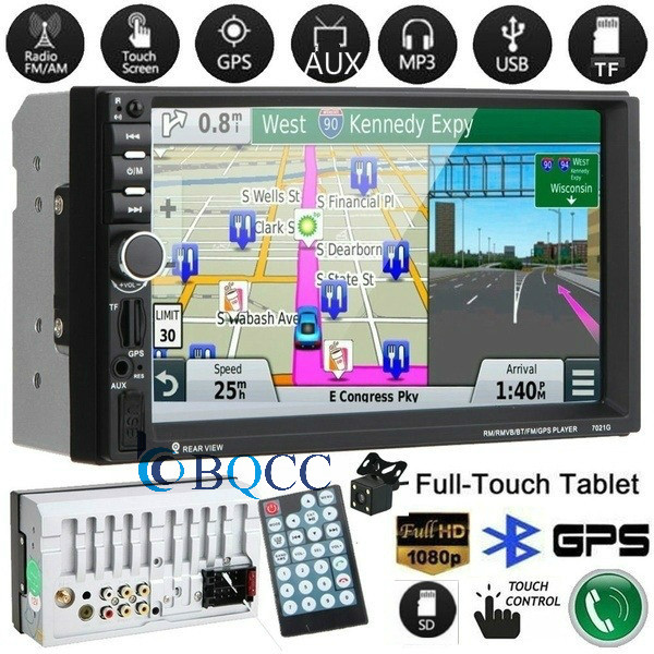 7" HD 2DIN Car Radio MP5 Player GPS Sat Navi Bluetooth USB/TF/FM Touchscreen Autoradio with Map
7" HD 2DIN Car Radio MP5 Player GPS Sat Navi Bluetooth USB/TF/FM Touchscreen Autoradio with Map