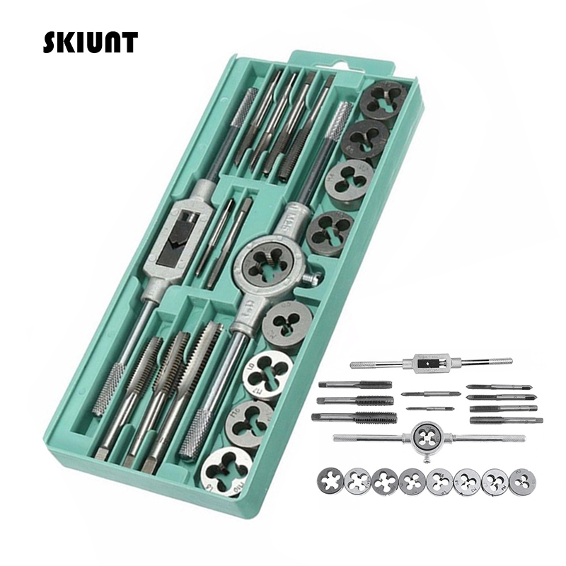 SKIUNT Tap And Die 12/20Pcs M3-M12 Wrench Pro Kit Adjustable Socket Screw Threading Tap Spanner Universal Key Set Hand Tools
SKIUNT Tap And Die 12/20Pcs M3-M12 Wrench Pro Kit Adjustable Socket Screw Threading Tap Spanner Universal Key Set Hand Tools
