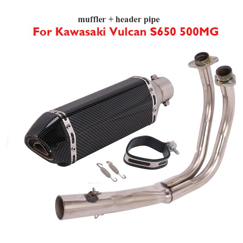 For Vulcan S650 Slip on Motorcycle Exhaust System Header Pipe Connector Link Tube Muffler Escape Tip
For Vulcan S650 Slip on Motorcycle Exhaust System Header Pipe Connector Link Tube Muffler Escape Tip
