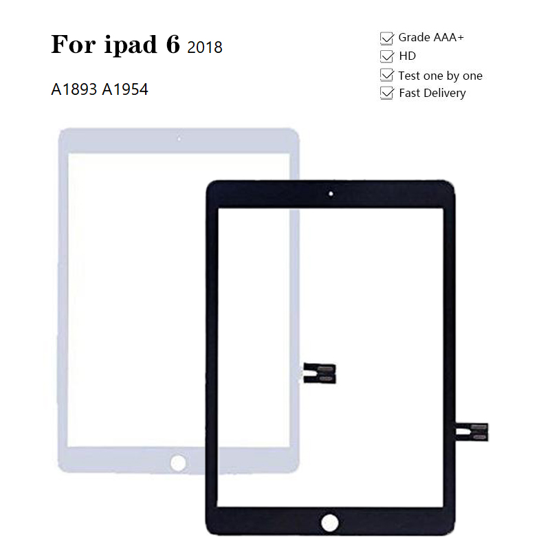 Touch Planel replacement for iPad 6 2018 6th 9.7Gen A1893 A1954 touch screen digitizer front outer glass with Adhesive
Touch Planel replacement for iPad 6 2018 6th 9.7Gen A1893 A1954 touch screen digitizer front outer glass with Adhesive