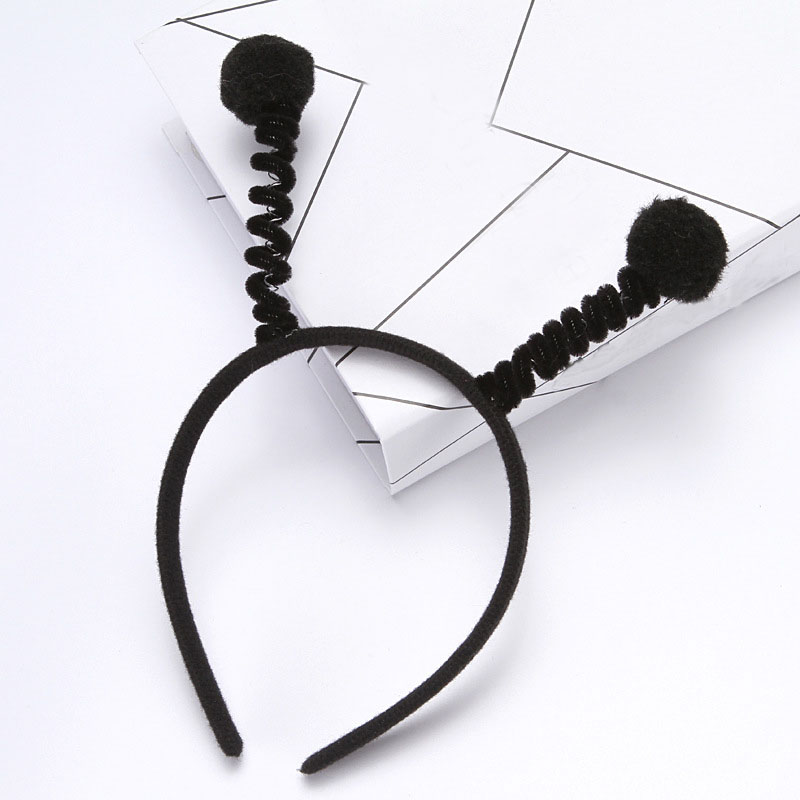 Boy Girl Kids Cute Bee Ladybird Alien Antenna Headband Adorable Plush Ball Hair Hoop Halloween Birthday Party Gift, Black
Boy Girl Kids Cute Bee Ladybird Alien Antenna Headband Adorable Plush Ball Hair Hoop Halloween Birthday Party Gift, Black
