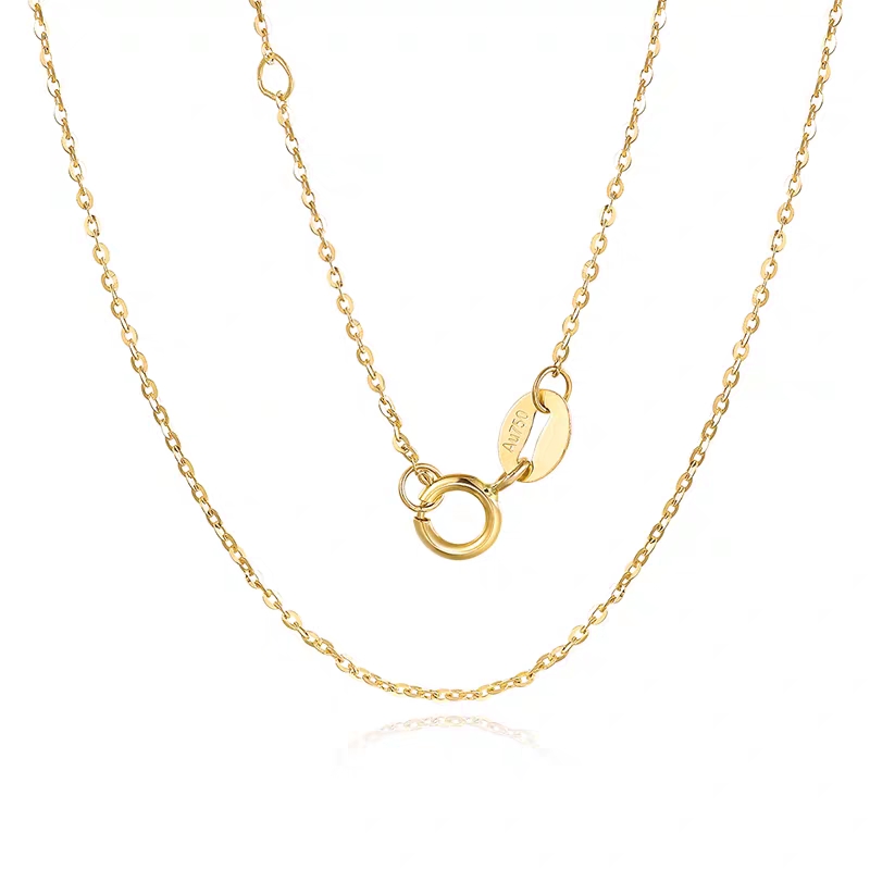 Chains VOJEFEN AU750 Jewelry Real Gold Necklace 18k Pure For Women And Men,18 K Yellow & Rose Chain
Chains VOJEFEN AU750 Jewelry Real Gold Necklace 18k Pure For Women And Men,18 K Yellow & Rose Chain