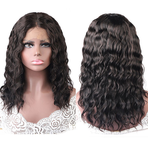 ishow human hair wigs wet and wavy lace front wig preplucked human hair lace frontal wig middle part brazilian water wave lace wig