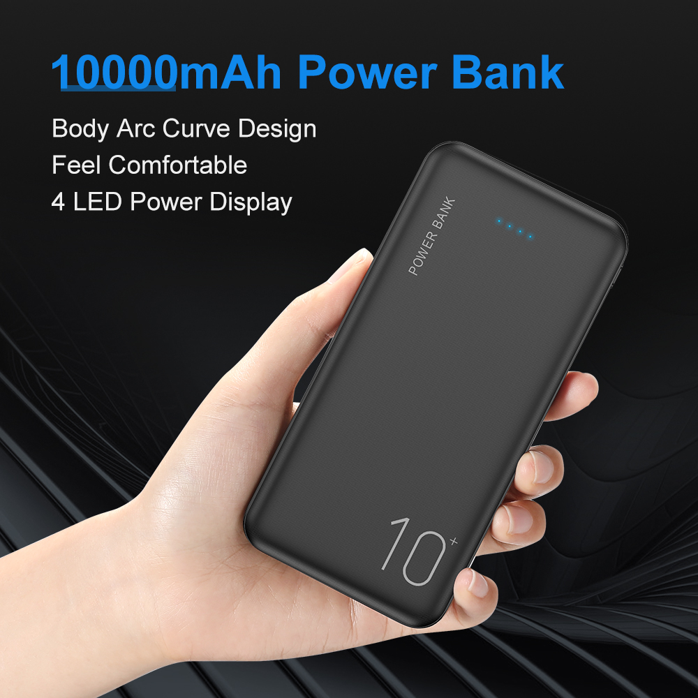 

Power Bank 10000mAh Portable Charger For Samsung Xiaomi mi Mobile External Battery Powerbank 10000 mAh Poverbank Phone