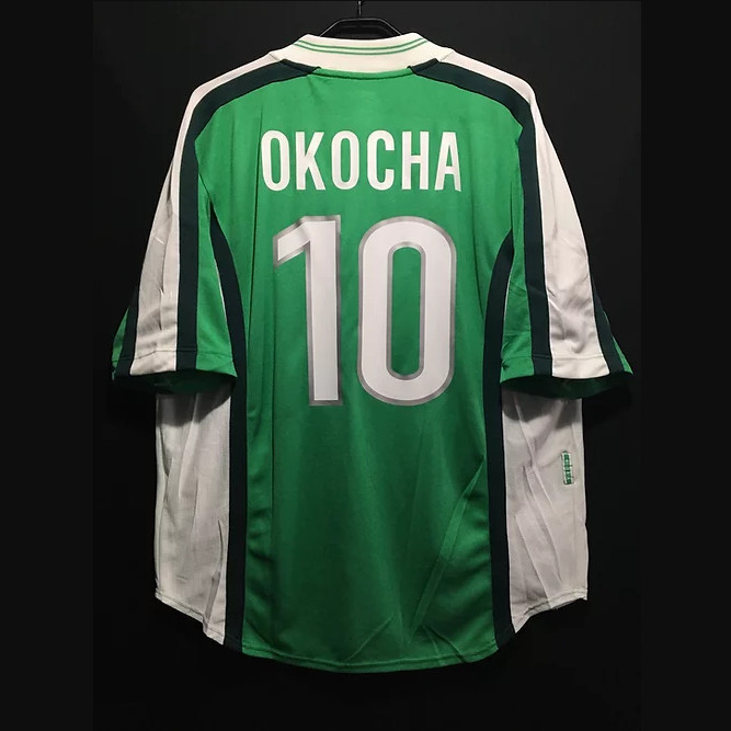 Retro 1998 Soccer Jerseys Kanu Okocha Finidi Babangida Yekini Amokachi Vintage Football Kit Classic Shirt Tops, Black;yellow
Retro 1998 Soccer Jerseys Kanu Okocha Finidi Babangida Yekini Amokachi Vintage Football Kit Classic Shirt Tops, Black;yellow