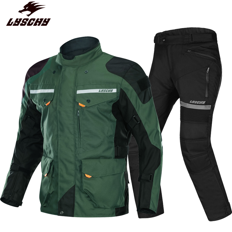 LYSCHY Cold Proof Winter Motorcycle Suit Touring Jacket Motorcycle Riding Jacket + pants with Removable CE Protector and lining
LYSCHY Cold Proof Winter Motorcycle Suit Touring Jacket Motorcycle Riding Jacket + pants with Removable CE Protector and lining