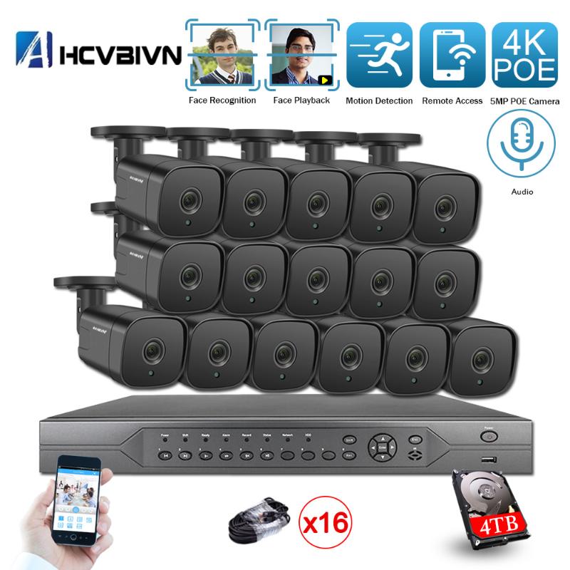 16CH 4K Ultra HD POE Network Video Security System 5MP H.265+ NVR With 16pcs 5MP Audio IP Outdoor Camera Security Kit
16CH 4K Ultra HD POE Network Video Security System 5MP H.265+ NVR With 16pcs 5MP Audio IP Outdoor Camera Security Kit