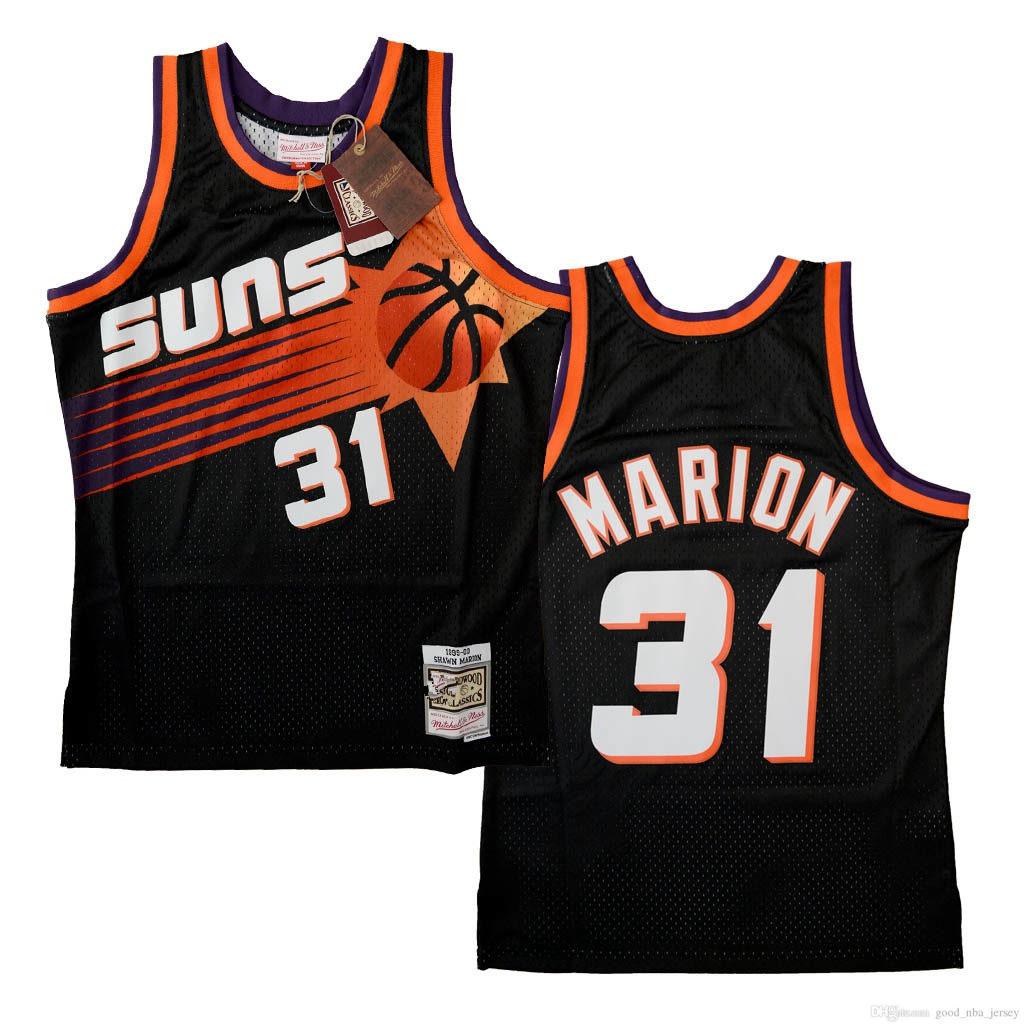 Men Phoenix Suns Shawn Marion Jason Kidd Mitchell & Ness Navy Alternate 1999-00 Hardwoods Classics Authentic Jersey, Black
Men Phoenix Suns Shawn Marion Jason Kidd Mitchell & Ness Navy Alternate 1999-00 Hardwoods Classics Authentic Jersey, Black