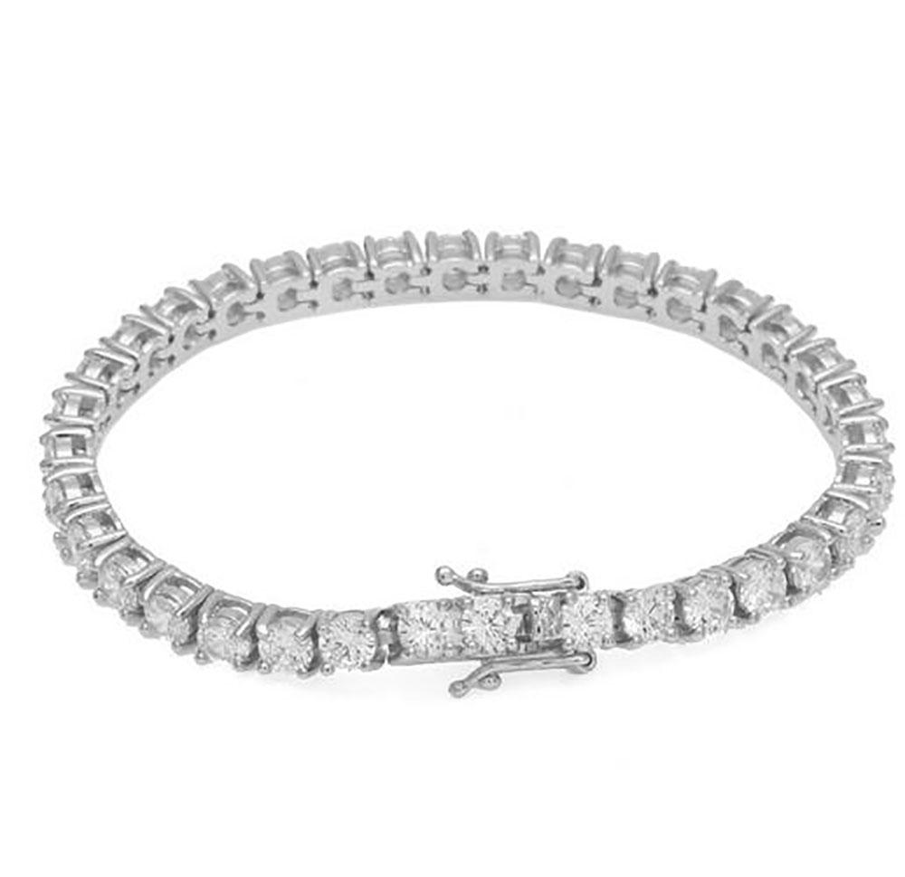 3MM 4MM 5MM 7quot 8quot 9quot Silver Gold Rosegold 5A Cubic Zirconia Iced Braclets Bling Chain Hiphop Tennis AnkletBracelet