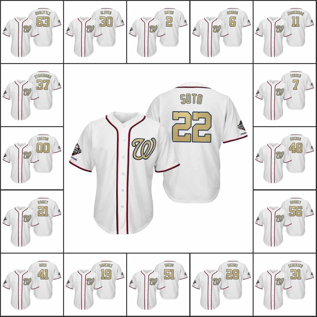 Washington Nationals Men #22 Juan Soto 7 Trea Turner 6 Anthony Rendon Women Youth World Series Champions Cool Base Custom Jersey, Black
Washington Nationals Men #22 Juan Soto 7 Trea Turner 6 Anthony Rendon Women Youth World Series Champions Cool Base Custom Jersey, Black